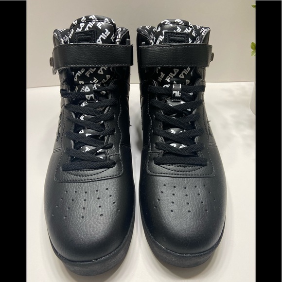 NEW Fila Mens Vulc 13 Bandana Multilogo Lifestyle High-Top Sneakers Shoes 11.5 - Picture 2 of 9